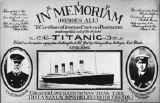 Titanic memorial postcard